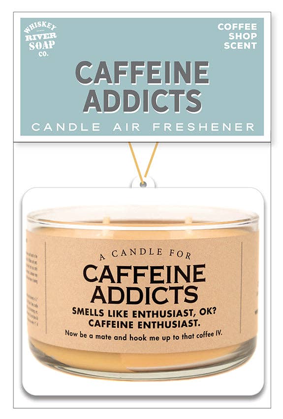Whiskey River Soap Co. - Caffeine Addicts Air Freshener | Funny Car Air Freshener