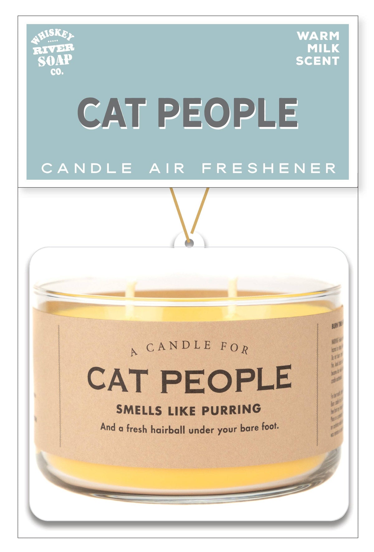 Whiskey River Soap Co. - Cat People Air Freshener | Funny Car Air Freshener