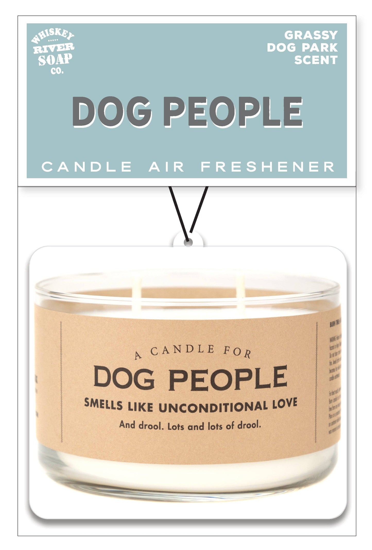 Whiskey River Soap Co. - Dog People Air Freshener | Funny Car Air Freshener