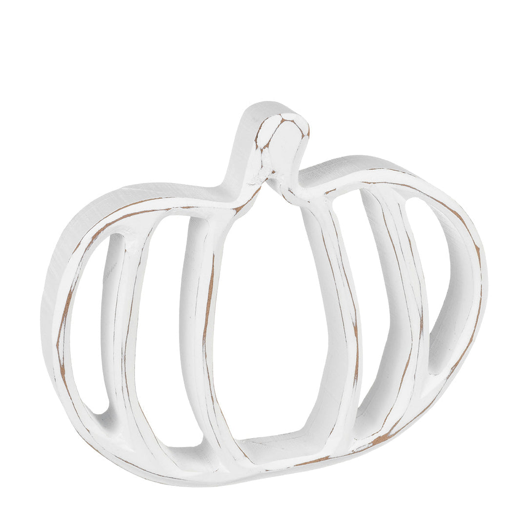 LRG. HOLLOW WHITE PUMPKIN