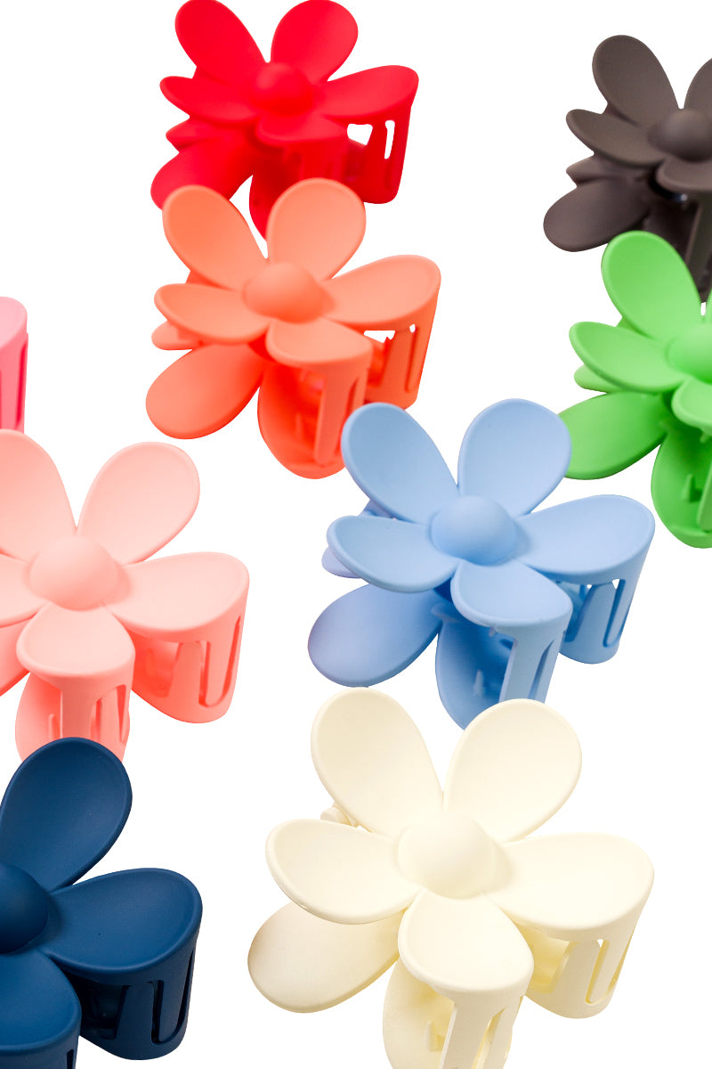 FLOWER HAIR CLAW CLIP