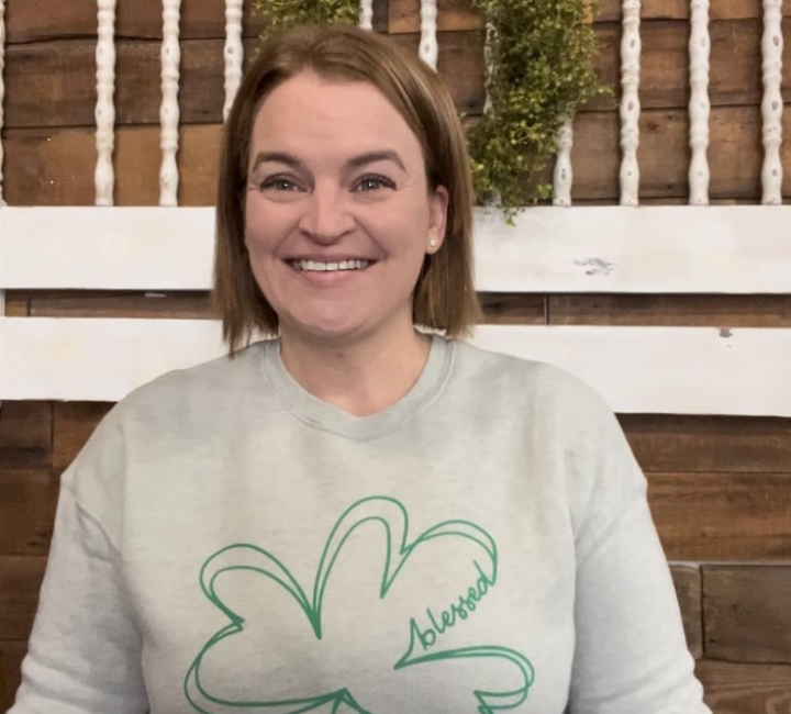 Clover blessed sweatshirt