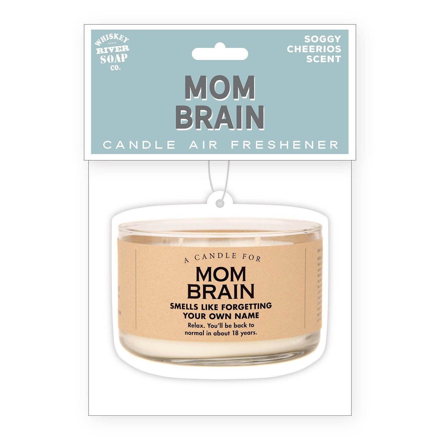 Whiskey River Soap Co. - Mom Brain Air Freshener | Funny Car Air Freshener