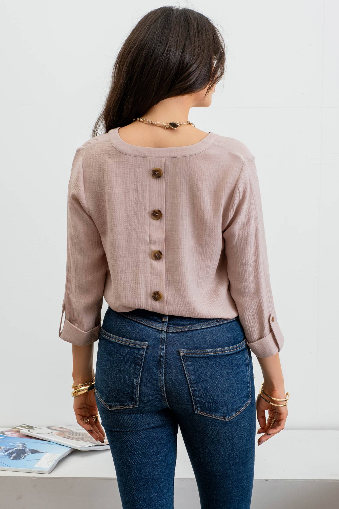 Pocket Woven Top
