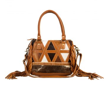 Dakota Plains Hair-On Hide Fringed Concealed-Carry Bag