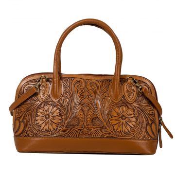 Westward Hand-Tooled Bag