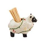 Christmas Farm Animal Toothpick Caddy Sets