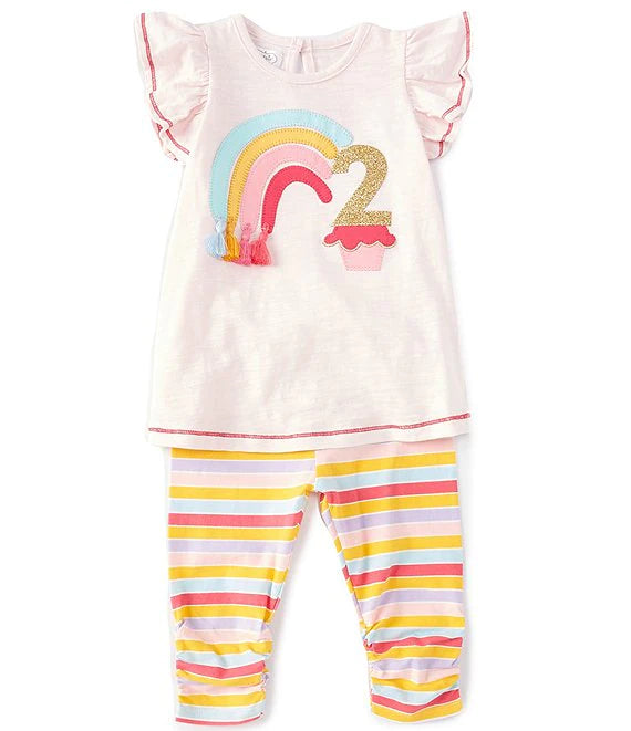 2 Birthday Tunic & Capri Set