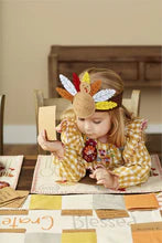 Yellow Turkey Headband/Plate Wrap
