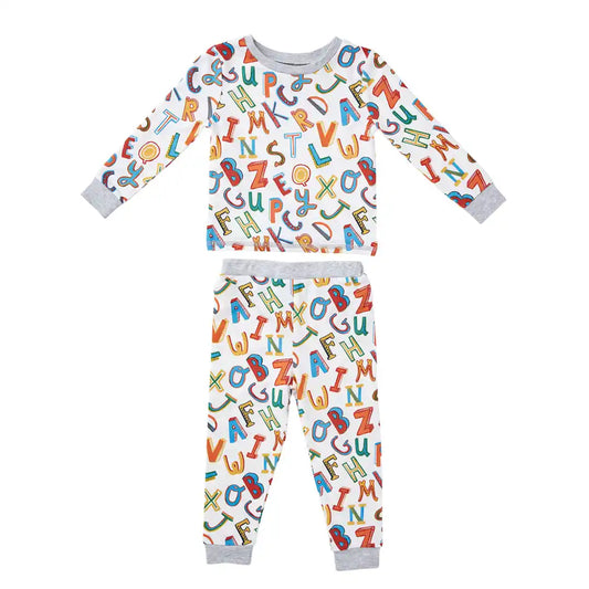 ALPHABET TODDLER PAJAMA SET