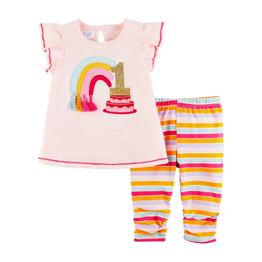 1 Birthday Tunic & Capri Set