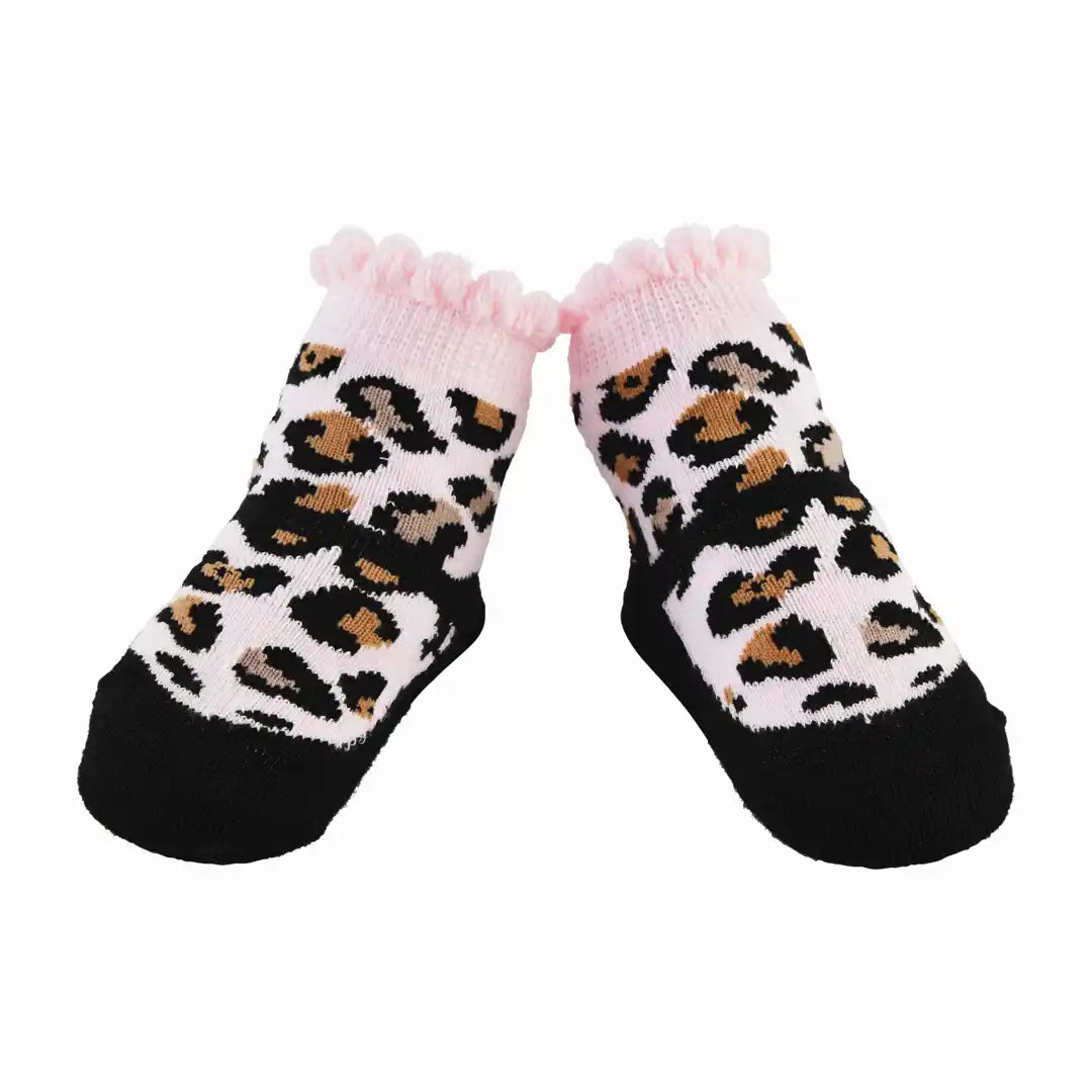 Black Leopard Socks