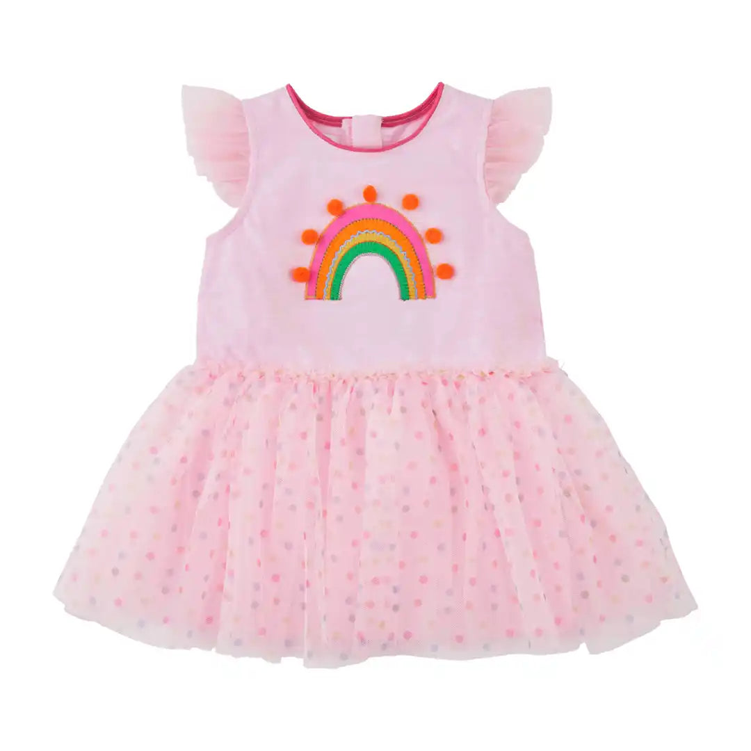 Rainbow Mesh Dress