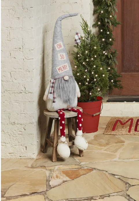 EXTRA LARGE DANGLE LEG CHRISTMAS GNOME