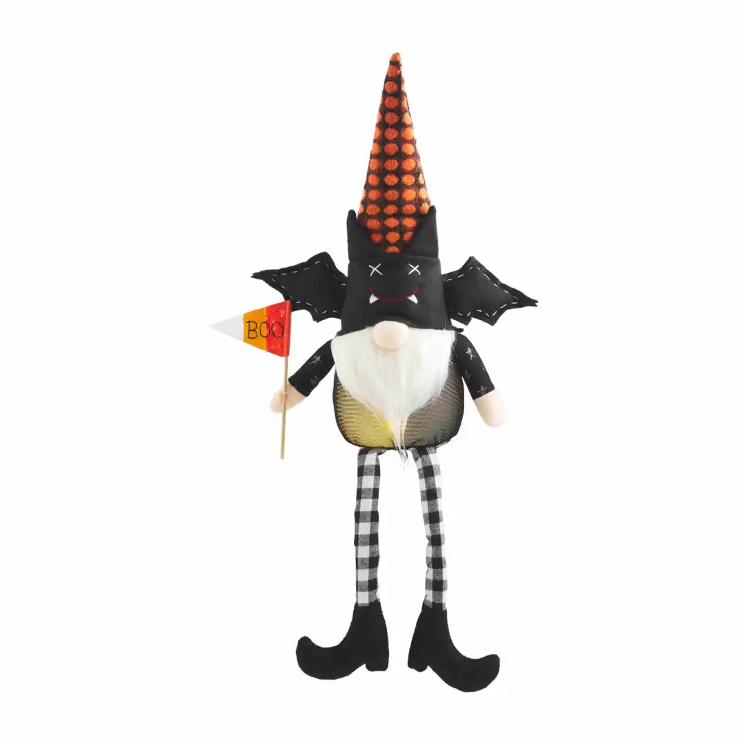 LARGE LIGHT-UP DANGLE HALLOWEEN GNOME