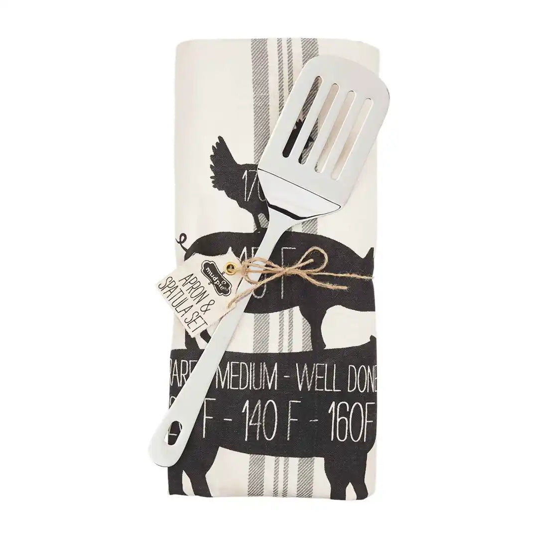 Grill Apron & Spatula Set