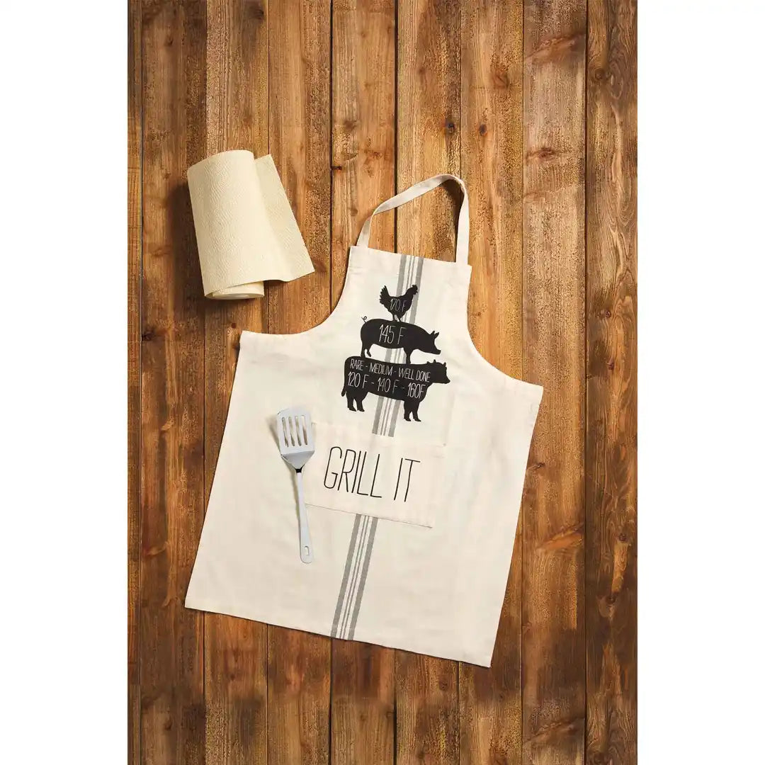 Grill Apron & Spatula Set