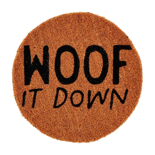 WOOF IT DOWN PET BOWL MAT