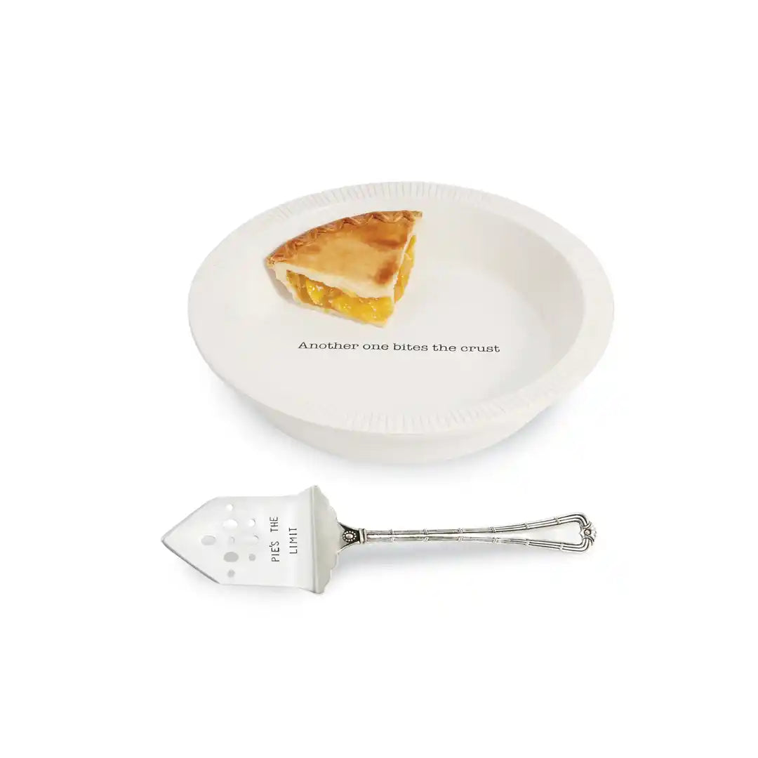 CIRCA PIE PLATE WITH SERVER