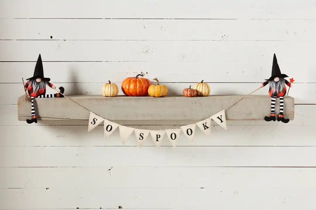 SO SPOOKY HALLOWEEN GNOME BANNER