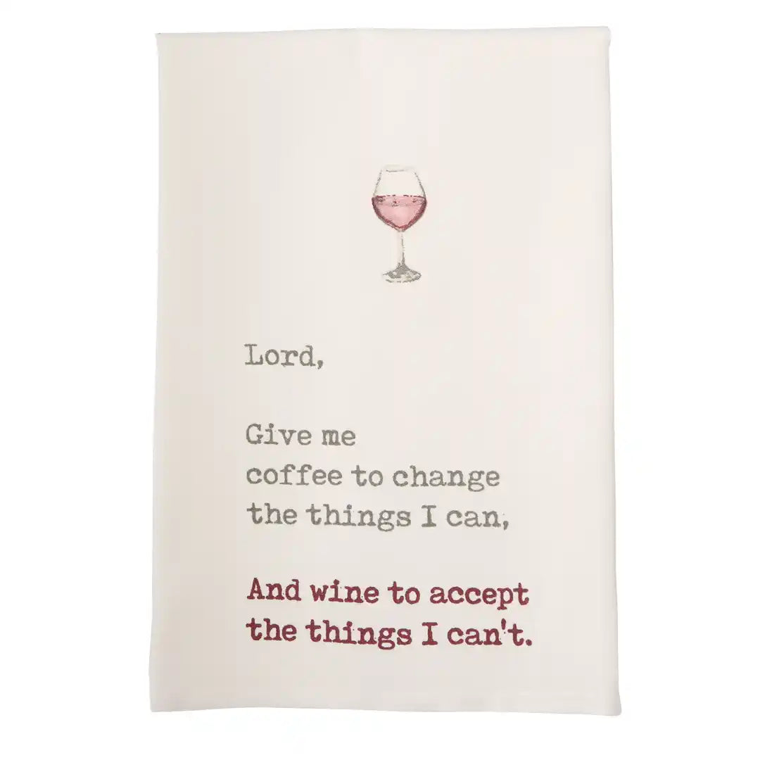 LORD, GIVE ME WINE HAND TOWEL