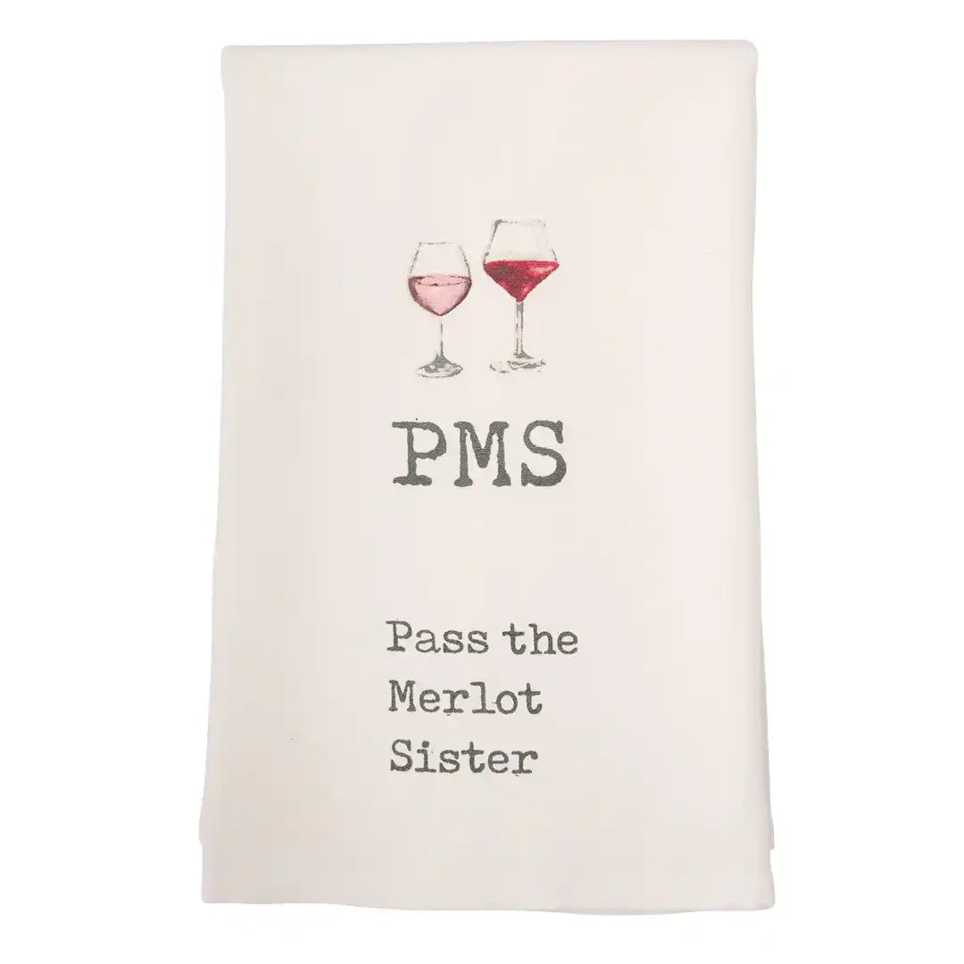 PASS THE MERLOT SISTER HAND TOWEL