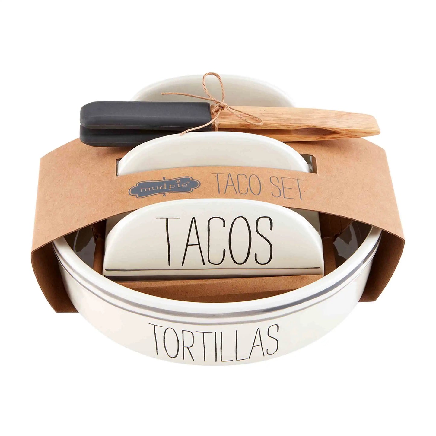 CERAMIC TACO SET