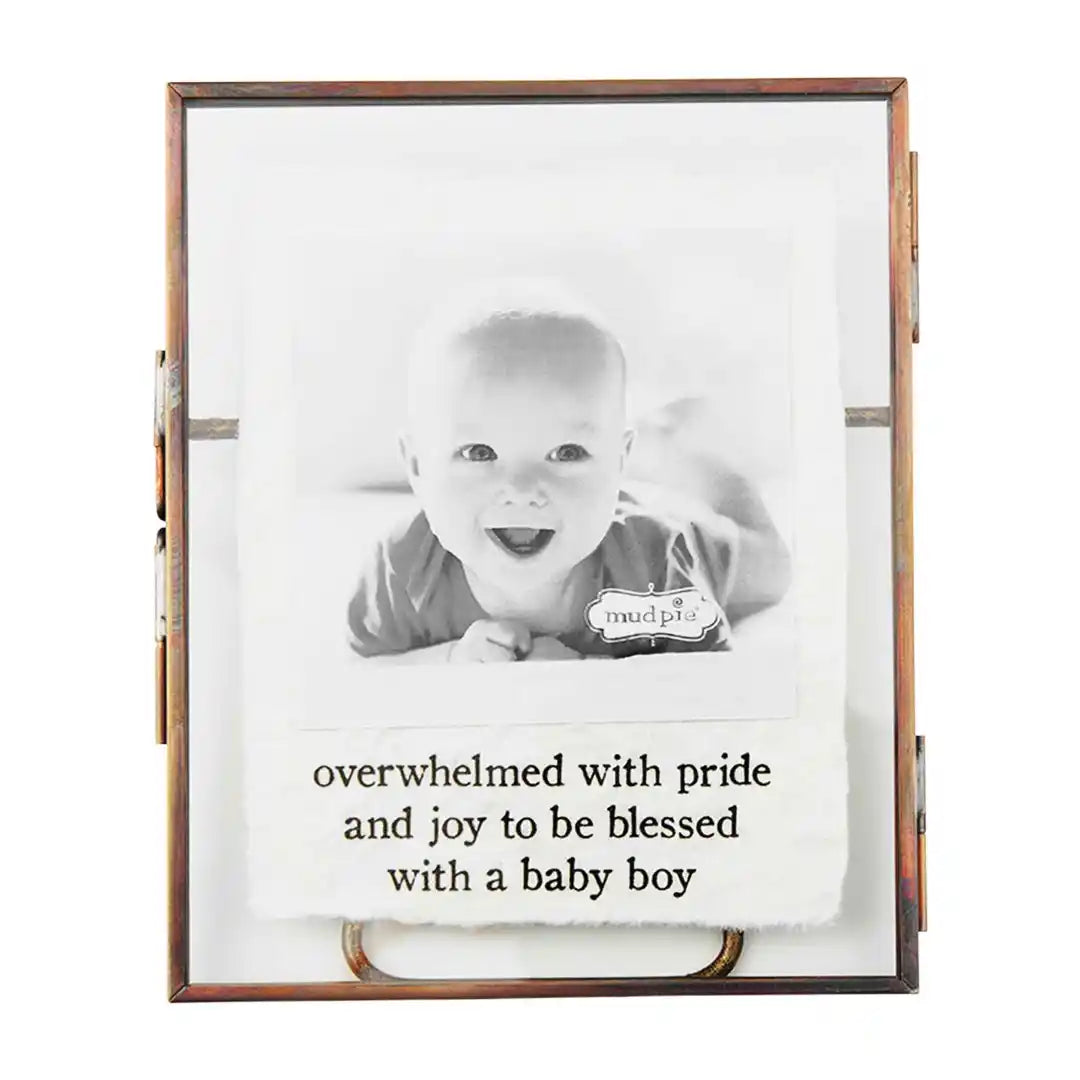 Baby Boy Brass Frame