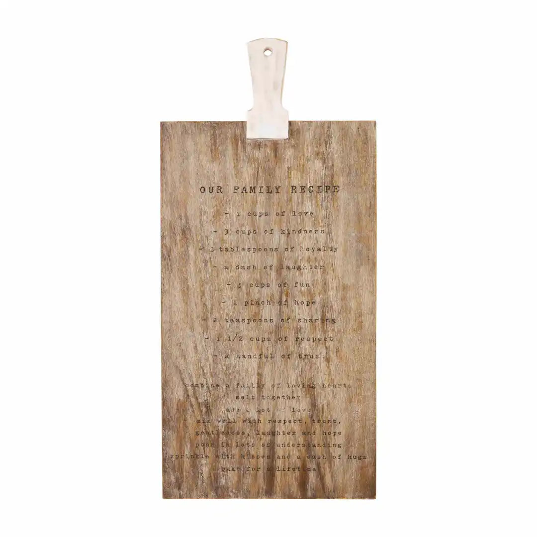 FAMILY RECIPE BOARD