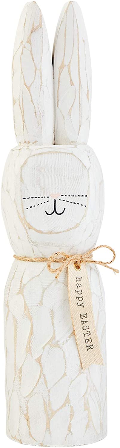 LG BUNNY WOOD BLOCK SITTER