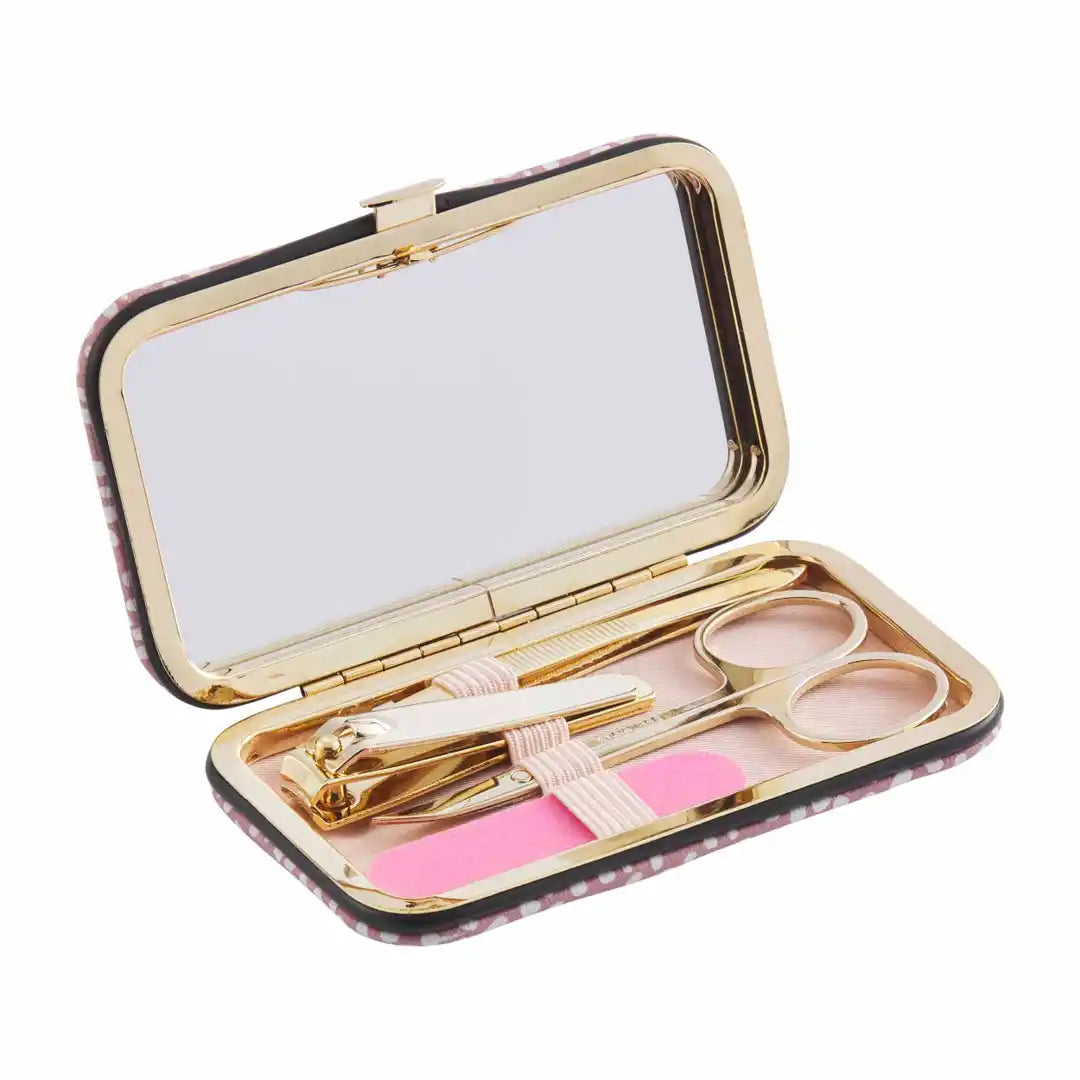 Blush Leopard Manicure Kit
