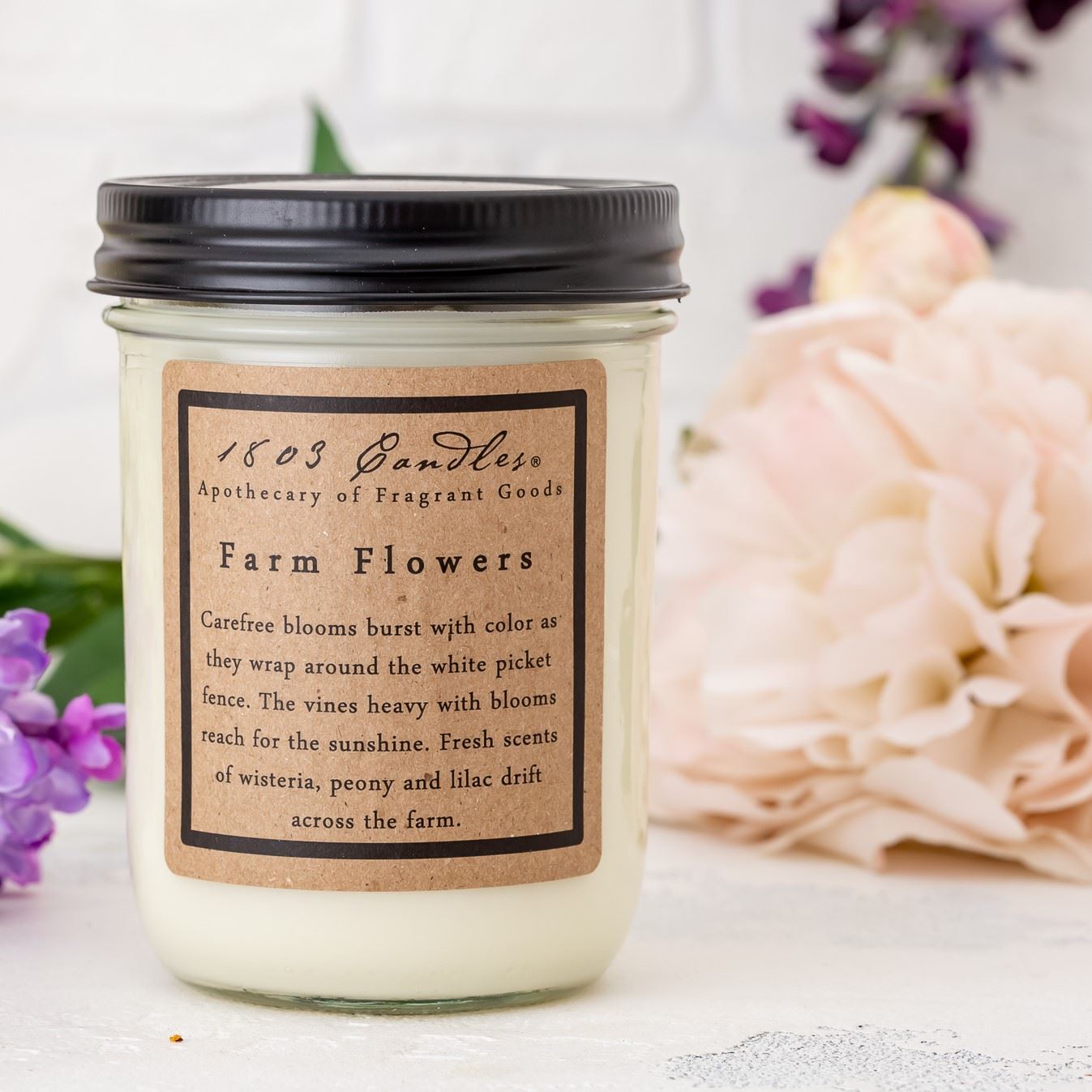 1803 Farm Flowers Candle 14oz.