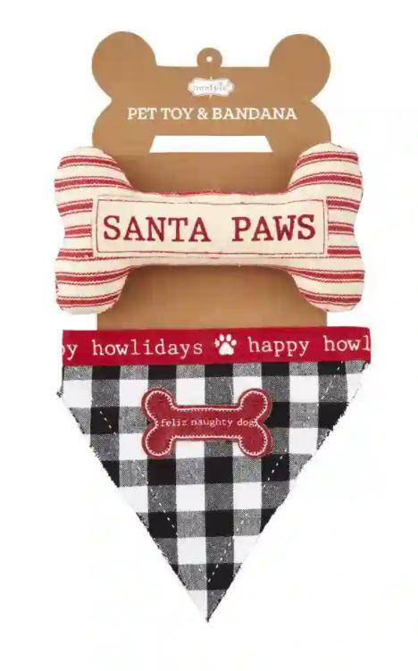 Feliz Naughty Dog Bandanna Set