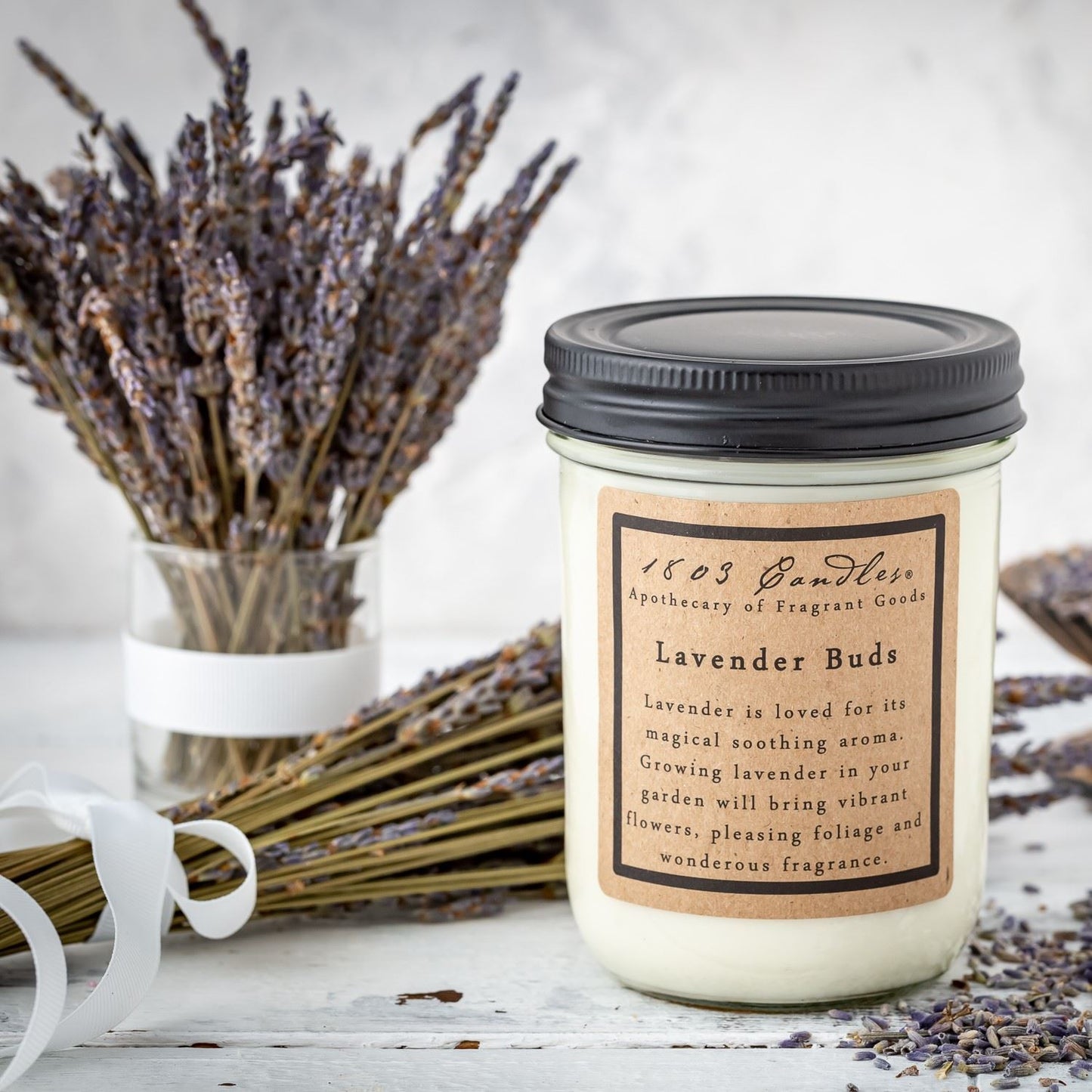1803 Lavendar Buds Candle 14oz.