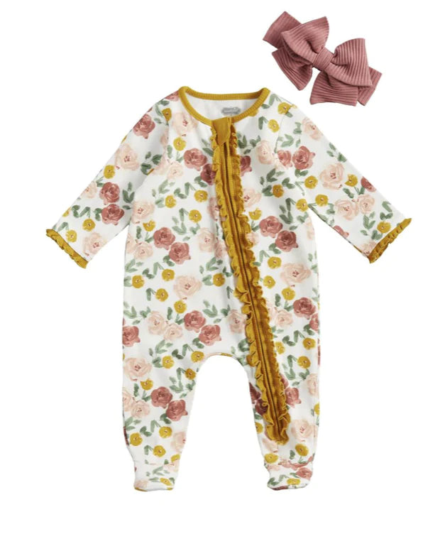 Fall-Rose-Sleeper-&-Headband-Set