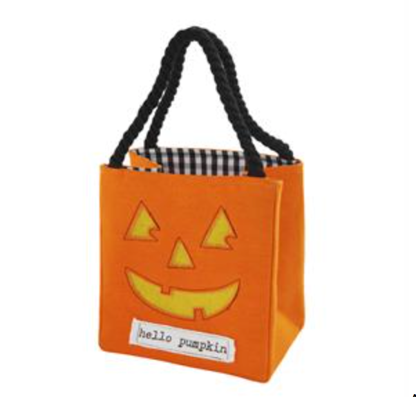 PUMPKIN LIGHT UP CANDY BAG