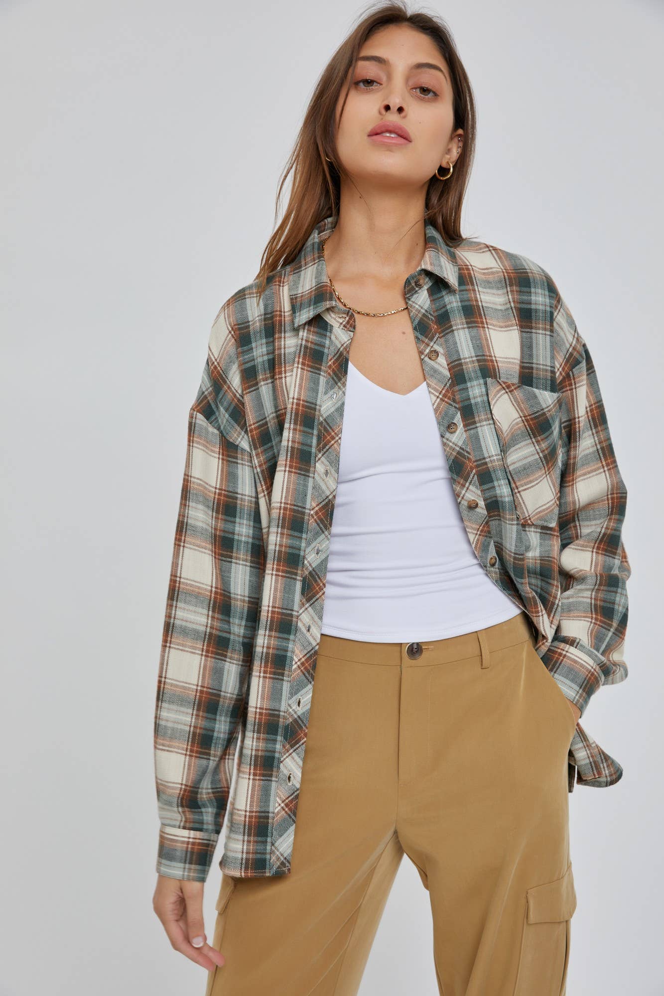 Curvy Boyfriend Flannel