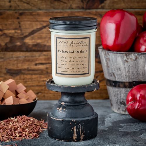 1803 Cedarwood Orchard Candle 14oz.