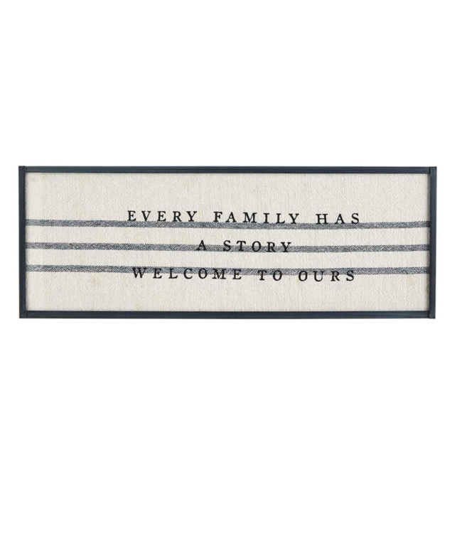 Family Story Grainsack Plaque