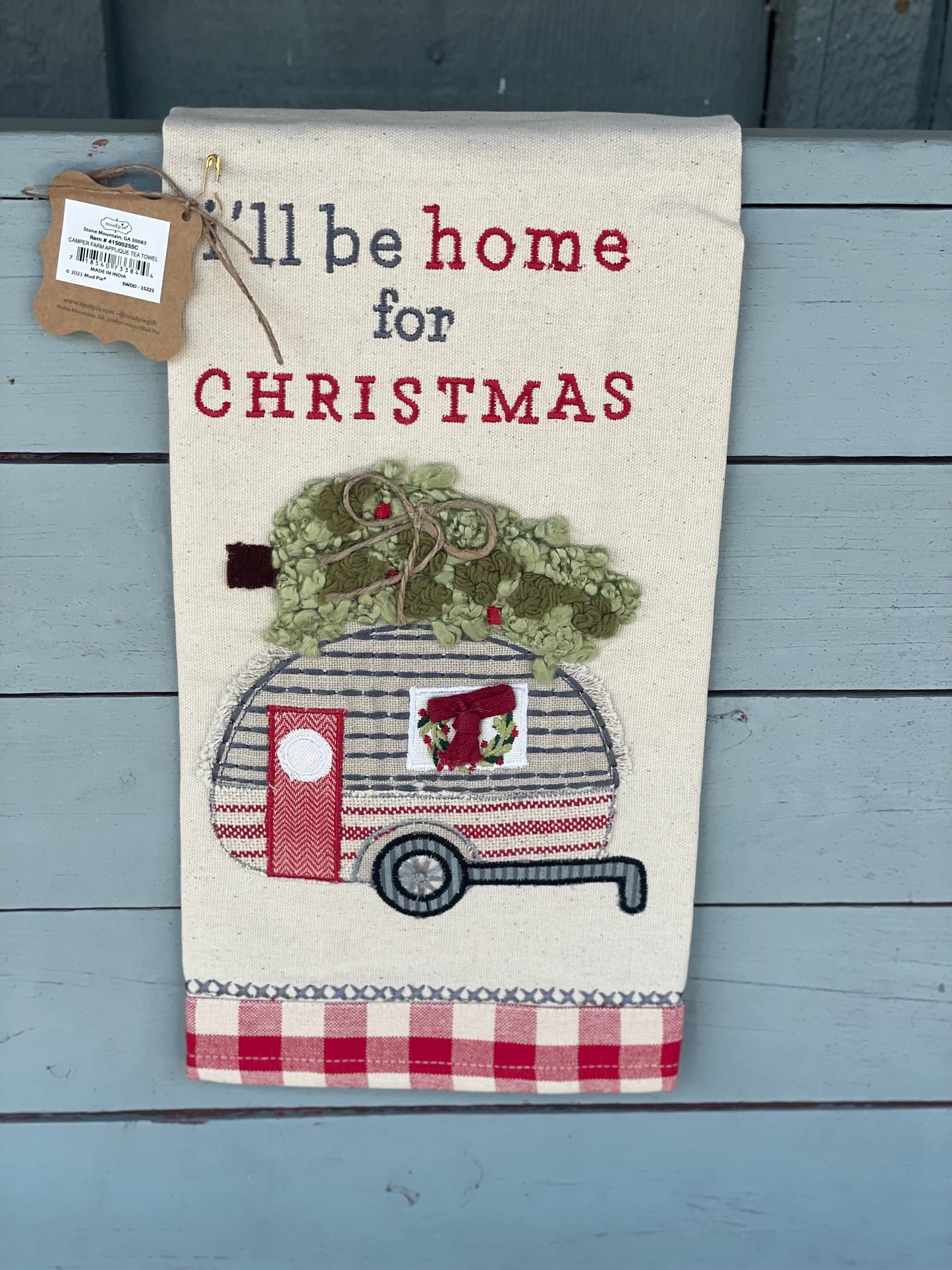 CAMPER FARM CHRISTMAS TOWEL