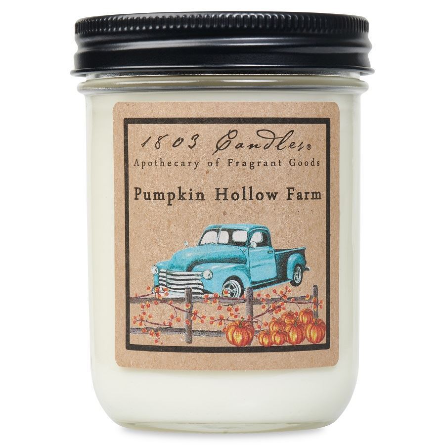 1803 pumpkin hollow candle