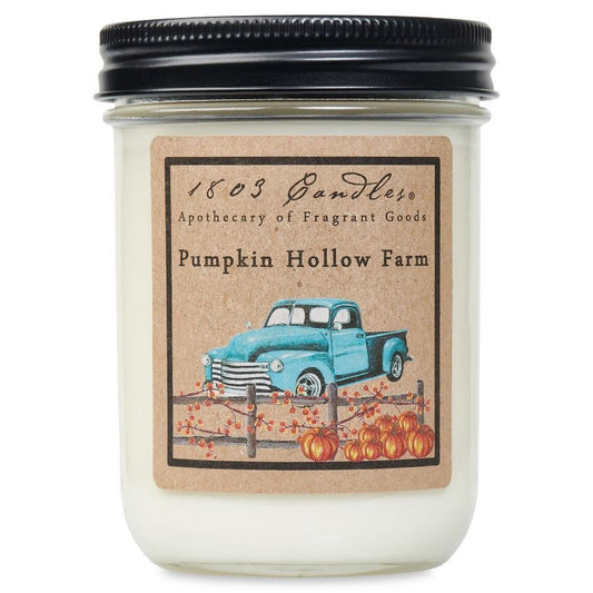 1803 pumpkin hollow candle