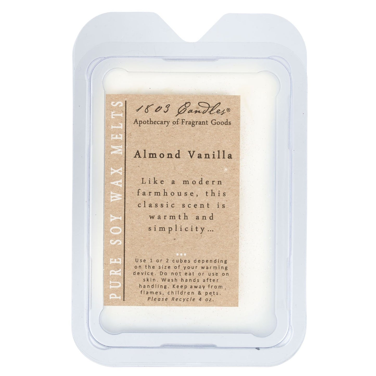 1803 Almond Vanilla Candle