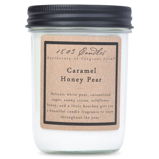 1803 Caramel Honey Pear Candle
