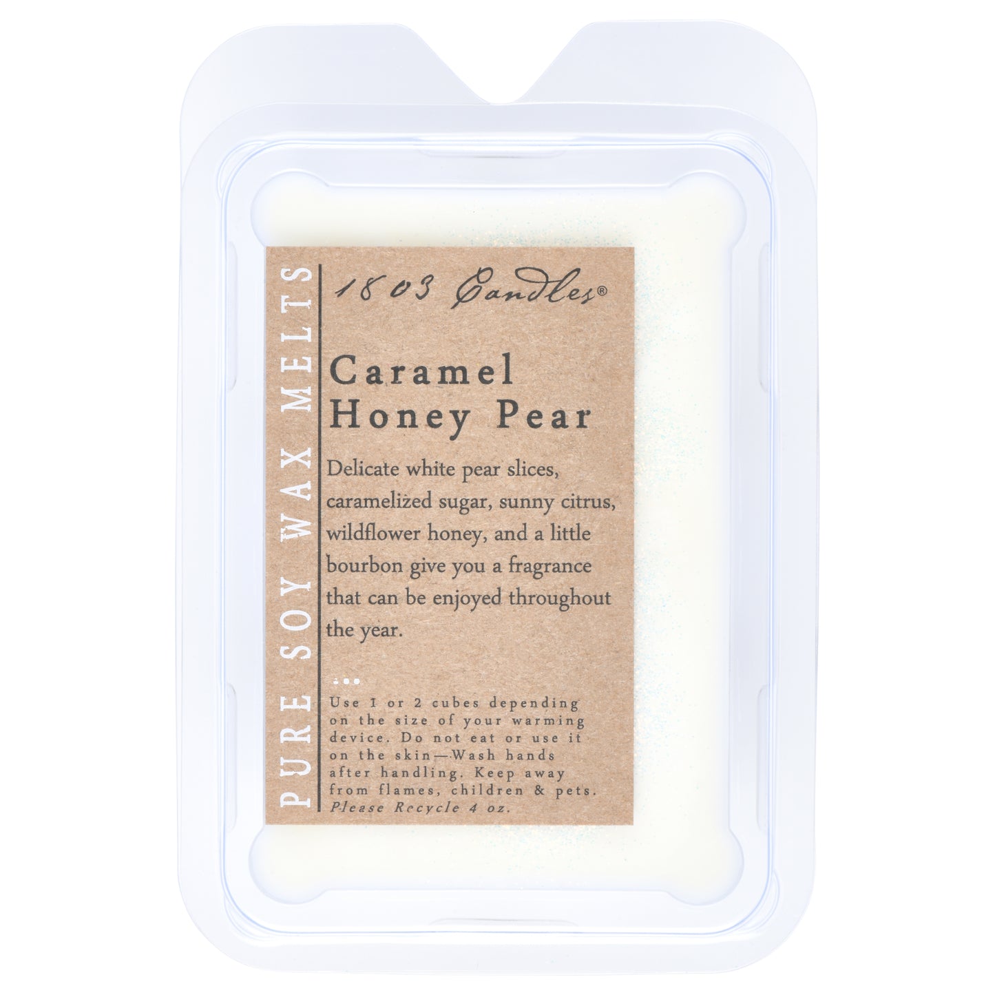 1803 Caramel Honey Pear Candle
