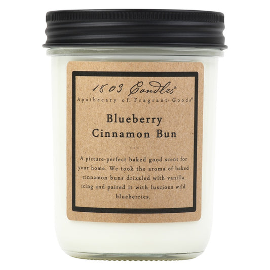 1803 Blueberry Cinnamon Bun Candle