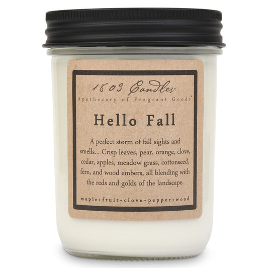 1803 Candle Hello Fall