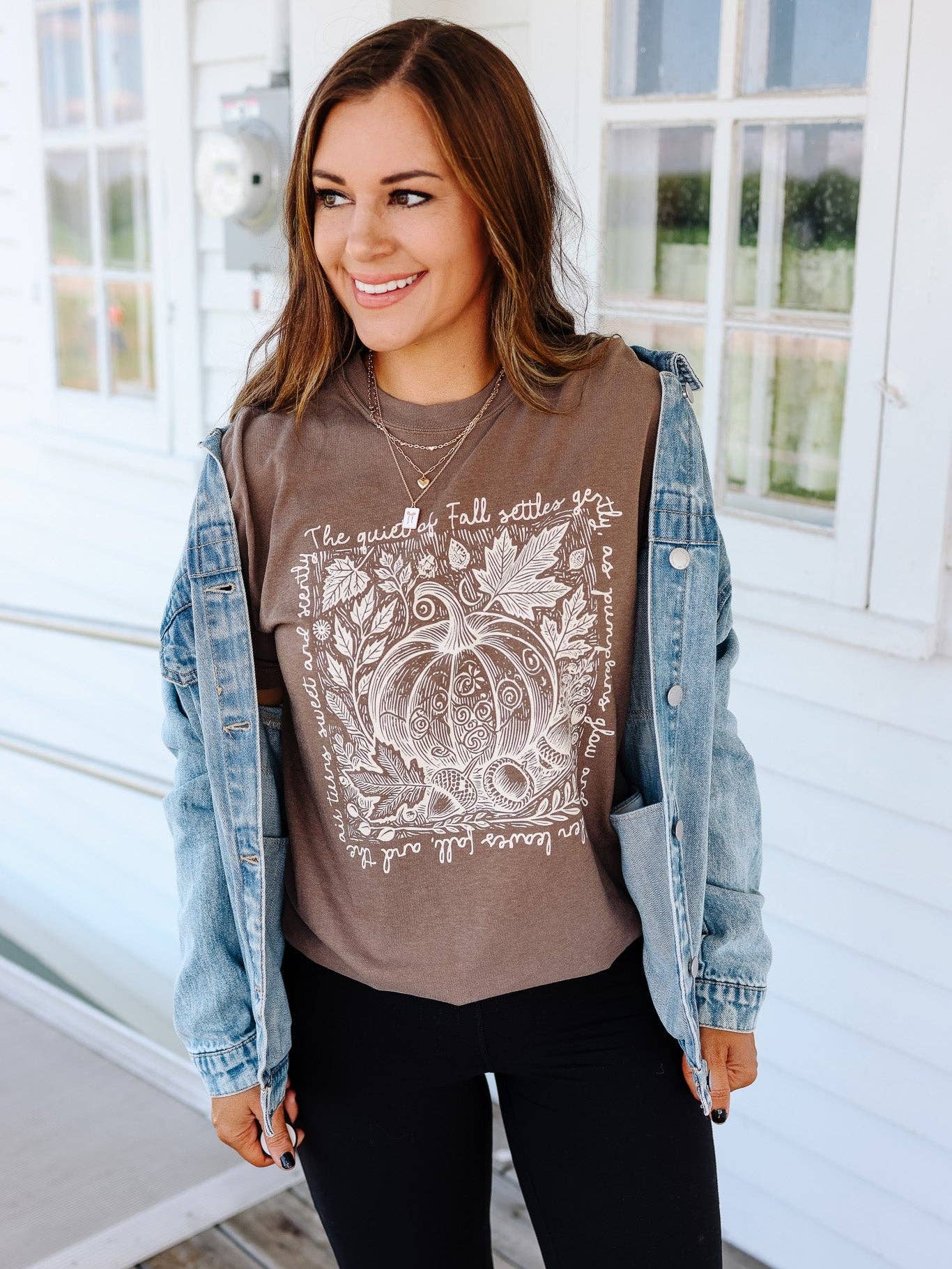 The Quiet Of Fall Graphic Tee