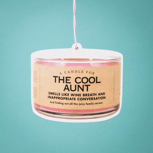 Whiskey River Soap Co. - The Cool Aunt Air Freshener | Funny Car Air Freshener