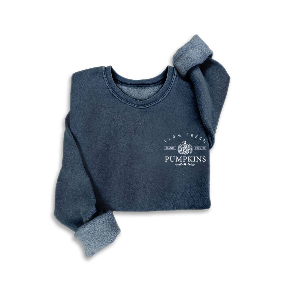 Farm Fresh Pumpkins Mineral Sweatshirts - Mineral Navy